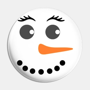 Snowman Pin