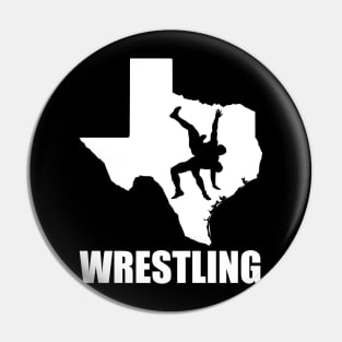 Texas Wrestling Pin