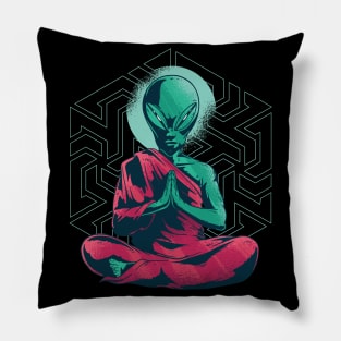 Alien Yoga Pillow