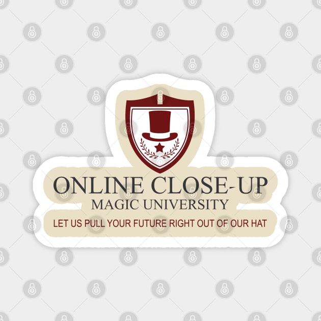 Online Close-Up Magic University Magnet by woodsman