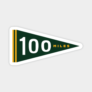 100 Mile Trail and Ultra Running Pennant Magnet