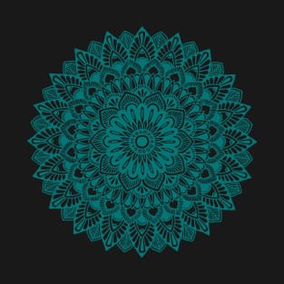 Mandala (teal) T-Shirt