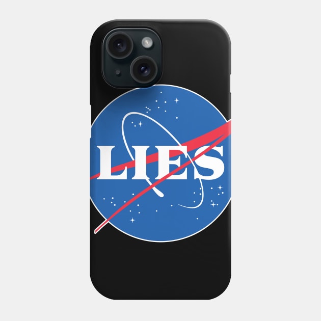 NASA/LIES - Logo Tribute/Parody Design Phone Case by DankFutura