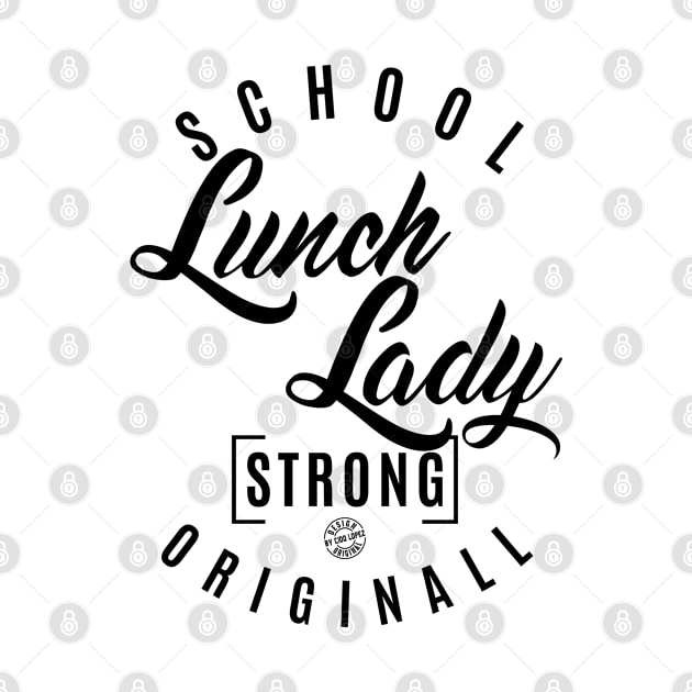 School lunch lady, strong, original by C_ceconello