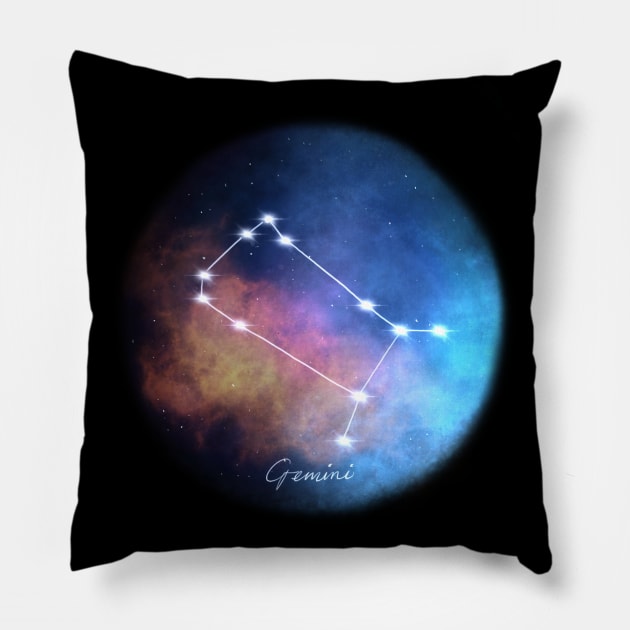 Gemini Pillow by Monstrous1