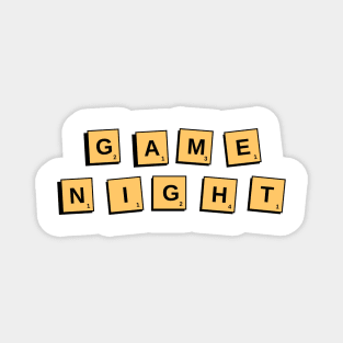 Scrabble Game Night Magnet