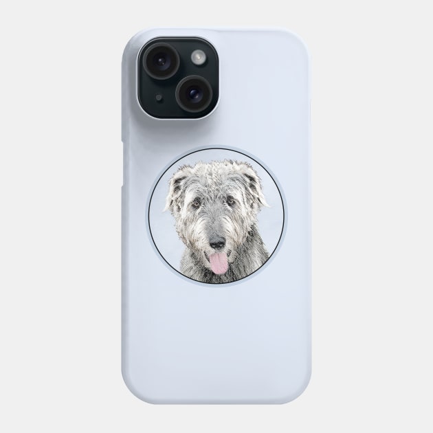 Irish Wolfhound Phone Case by Alpen Designs