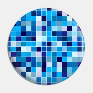 Blue square tiles Pin