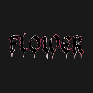 FLOWER TYPOGRAPHY T-Shirt