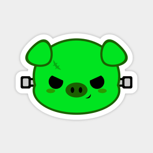 Cute Frankenstein Pig Magnet