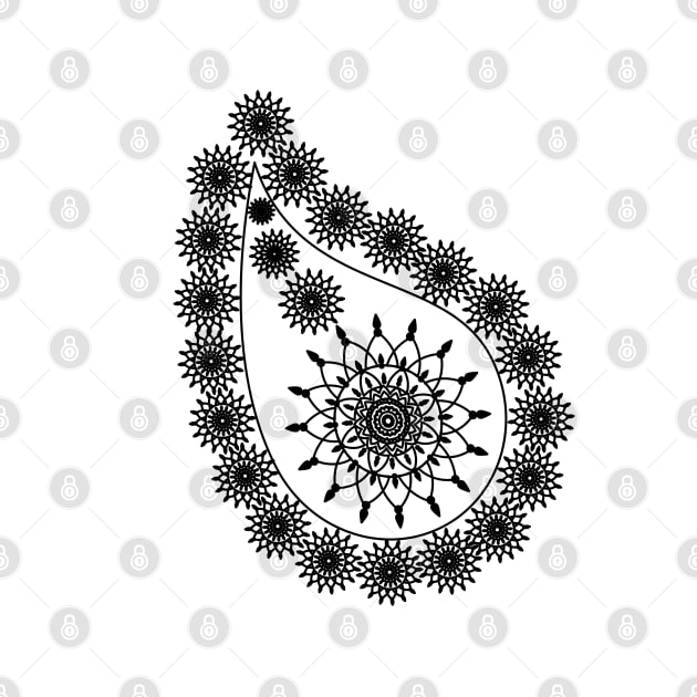 Graphic, geometric decorative, mandalas or henna design in vector. by ikshvaku