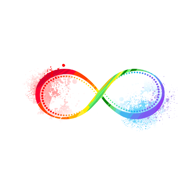 Rainbow Symbol of Infinity by Blackmoon9