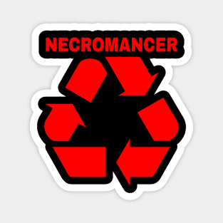 Necromancer Recycle Magnet