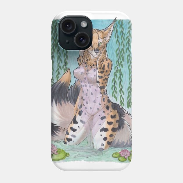 Serval Kitsune Phone Case by Temrin