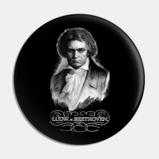 Ludw. v. Beethoven (White Variant) Pin