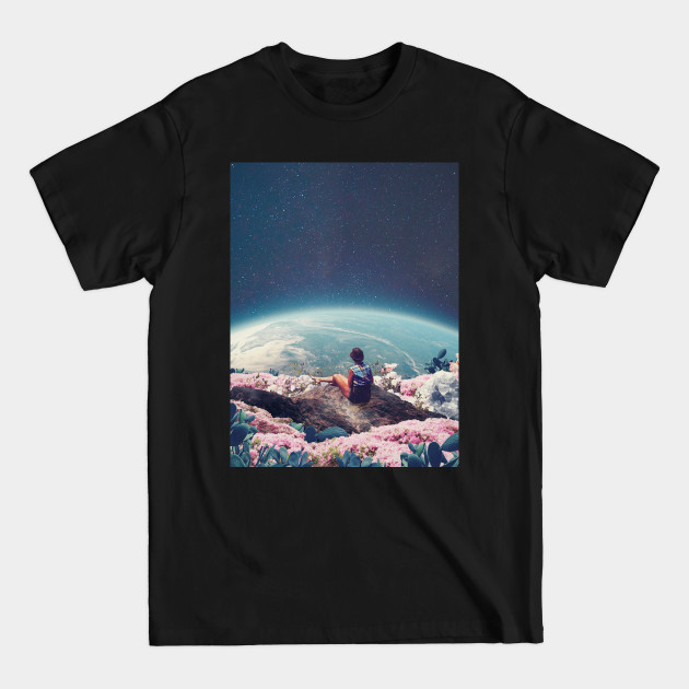 Discover My World Blossomed When I Loved You - Space - T-Shirt