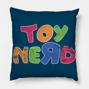 Toy NeЯd (distressed) Pillow