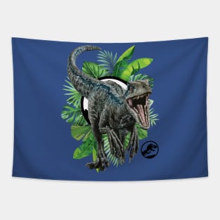 Velociraptor Blue! Tapestry