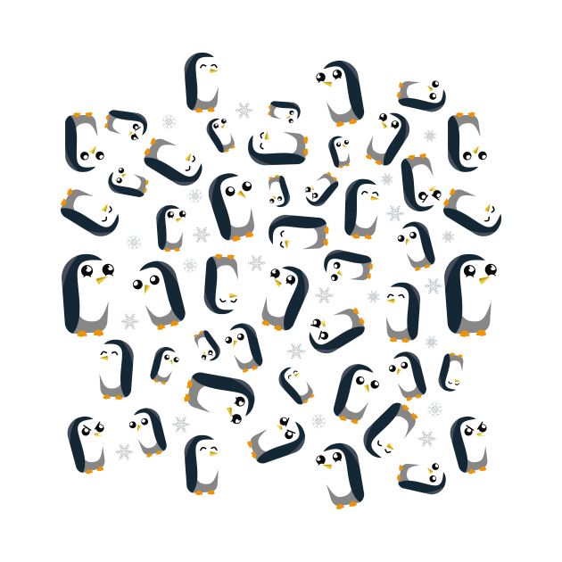 Penguin Winter Pattern by JDP Designs