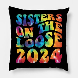 Sisters On The Loose Shirt Sisters Trip 2024 Vacation Lovers Pillow