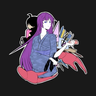 Senjougahara Kimono (Bakemonogatari) T-Shirt