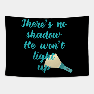 Reckless love of God Cory Asbury lyrics There's no shadow you won't light up WEAR YOUR WORSHIP Christian design Tapestry