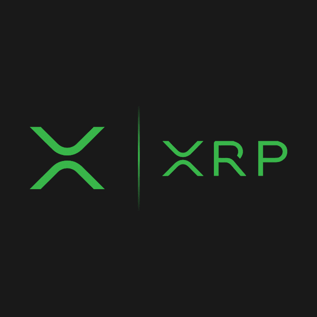 NEW LOGO SIDE BY SIDE XRP RIPPLE GREEN by toosweetinc