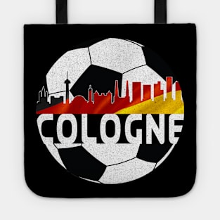 Cologne Germany Euro 2024 football—White text Tote