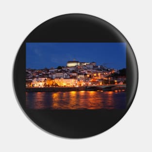 Old town, river, Mondego, Coimbra, Portugal, city, evening, dusk Pin