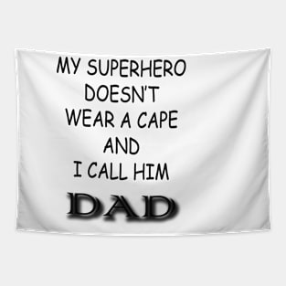 Superhero Dad Tapestry