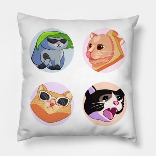 Chaos Cats Set Pillow