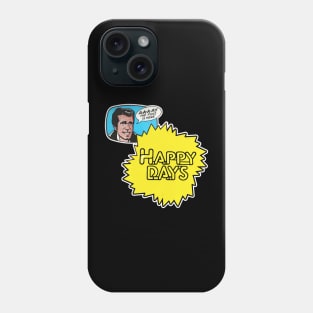 The Fonz on Happy Days Trading Cards Phone Case