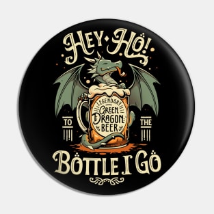 A Dragon's Pint - Cute Beer Drinker Pin