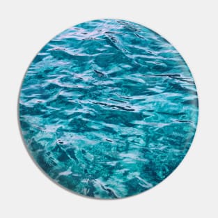 SCENERY 48 - Clear Blue Sea Water Beach Coast Pin