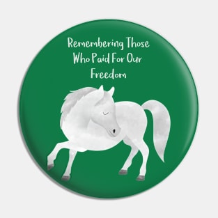 Remembering Those who paid for Our Freedom in Memorial Day Pin