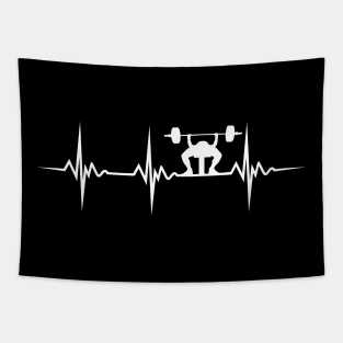 Bench Press Gym Shirt Tapestry