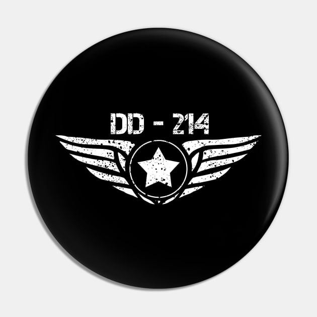 DD 214 Alumni Air Force Soldier Pin by A Comic Wizard