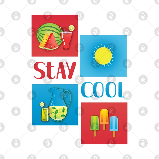 Stay Cool Welcome summer t-shirt design by ARTIZIT