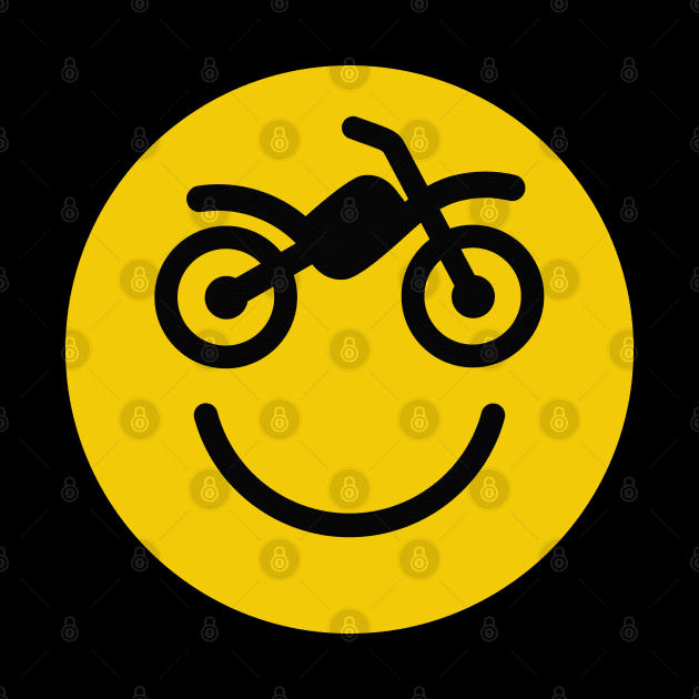 Happy off the road motocross smiley - motorcycle 2 by LaundryFactory