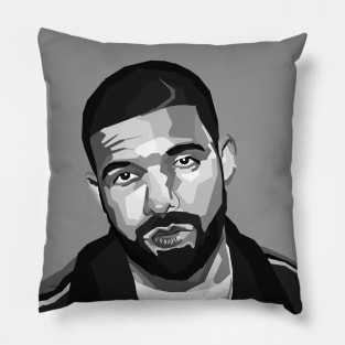 Drake BW Pillow