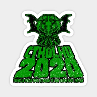 Cthulu 2020 (distressed) Magnet