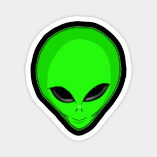 Alien head Magnet