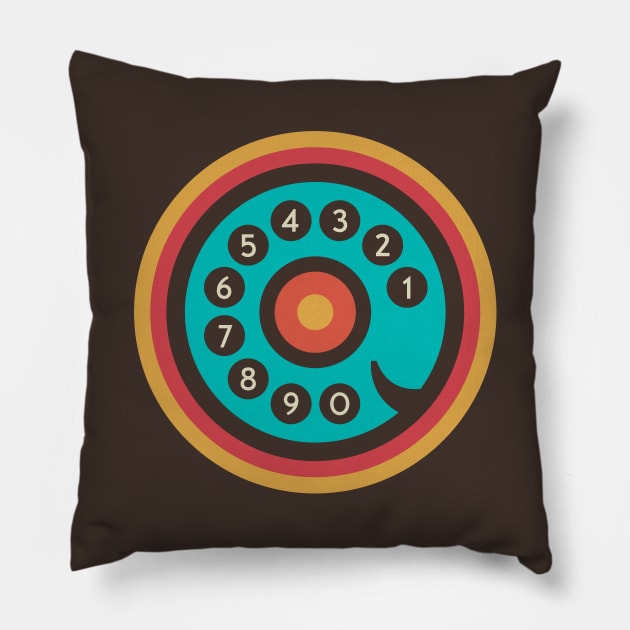 Retro Telephone Pillow by Dellan