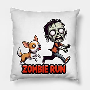 Zombie Run Pillow