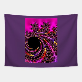 “Fun Fuchsia Fractal” Tapestry