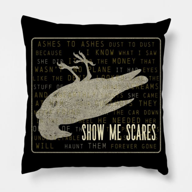 Show Me Scares Bird Logo Pillow by Show Me Scares Podcast