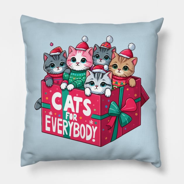 cats for everybody Pillow by BukovskyART