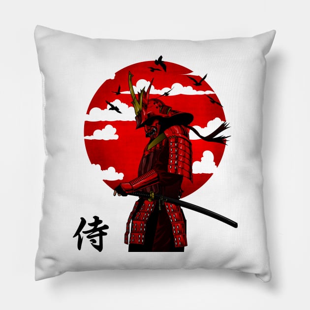 SAMURAI WARRIOR Pillow by berserk