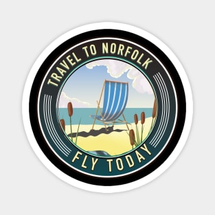 Travel to Norfolk Fly today logo Magnet