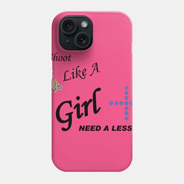 Marbles - Shoot like a Girl Phone Case by gran_p1